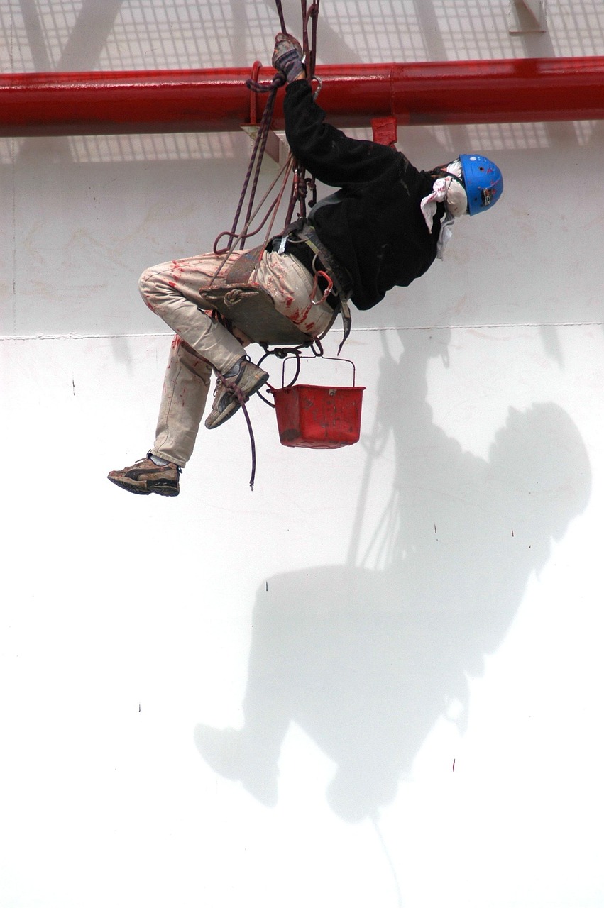 About work, maintenance, decorator, performance, rope, snack